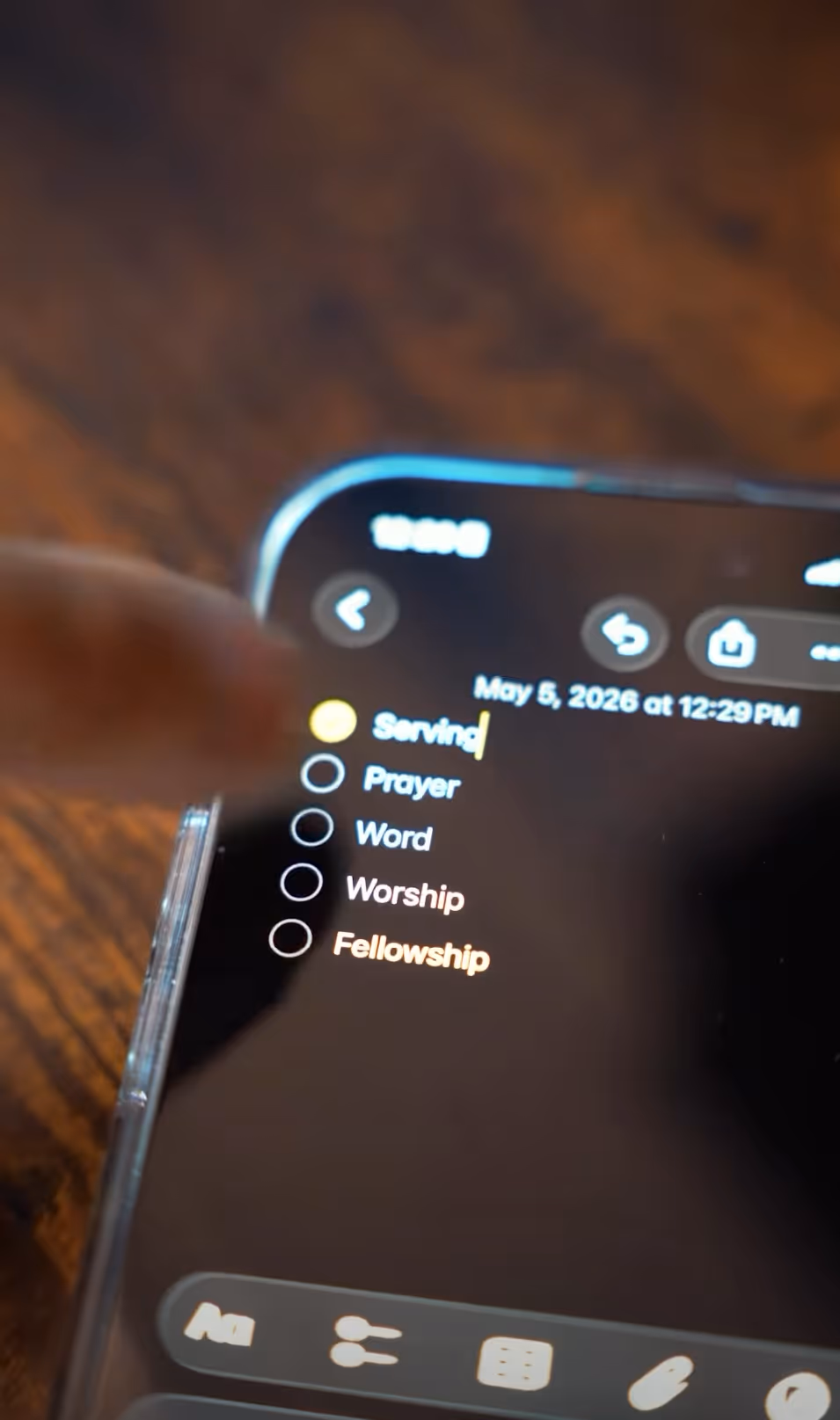 Church Checklist — @bramaleabaptistchurch